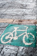 © maniaroom - Bicycle symbol Road on city