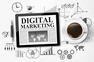 Wall Mural - Digital Marketing