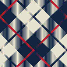 Blue And Beige Fabric Texture Diagonal Pattern Seamless