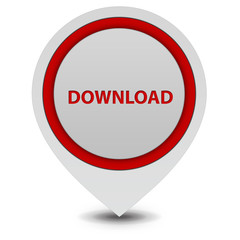 download pointer icon on white background