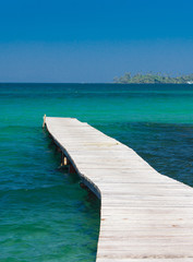 Wall Mural - Jetty to Eternity Path filled with Love