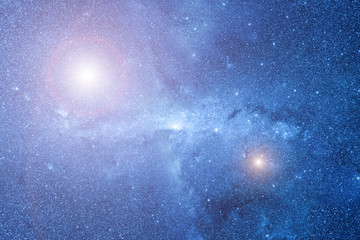 quasar galaxy in deep universe.