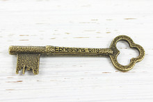 Ephesians 6 Verse 19 Engraved On An Antique Brass Key