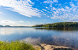View of Lake Ladoga. Sunny day.