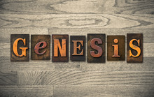 Genesis Wooden Letterpress Concept