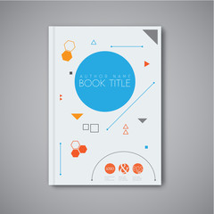 Modern Vector abstract book design template