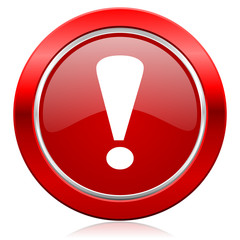 Aufkleber - exclamation sign icon warning sign