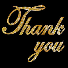 Wall Mural - Thank you