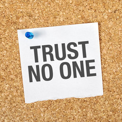 Wall Mural - Trust No One