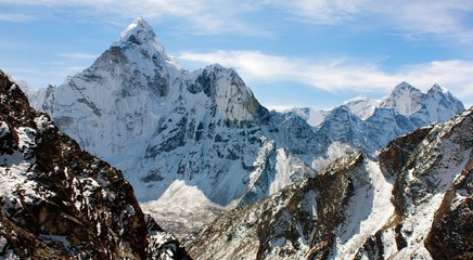 Poster - Ama Dablam - trek to Everest base camp - Nepal