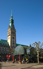 Canvas Print - Hamburger Rathaus