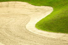 Golf Grass And Sand