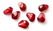 Seeds Of Pomegranate In Closeup