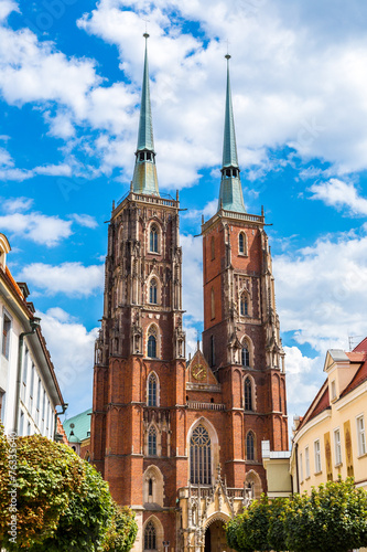 Nowoczesny obraz na płótnie Cathedral St. John in Wroclaw