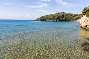 Canvas Print - sandy beach in Lazio, Italy