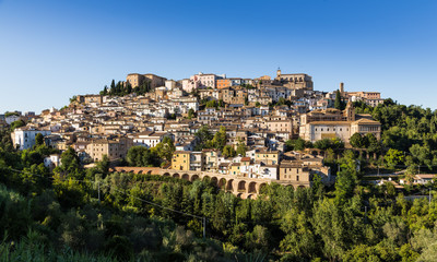 Canvas Print - medieval town Loreto Aprutino, Abruzzo, Italy