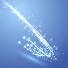 Wall Mural - Speed cable bandwidth channel swoosh