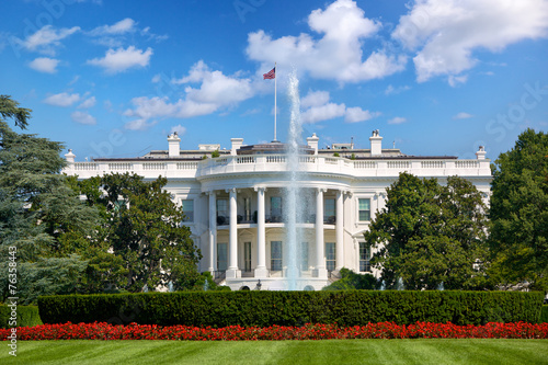 Fotografía La Casa Blanca en Washington DC, Estados Unidos