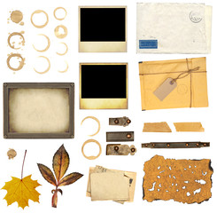 Wall Mural - Collection elements for scrapbooking