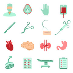 Poster - Surgery Icons Set