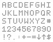© Bakai - Pixel Or Scoreboard Alphabet, Numbers And Symbols