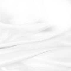 White silk textured background. Copy space