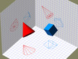 Descriptive geometry 3D projection
