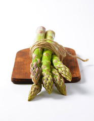 Wall Mural - Bundle of fresh asparagus