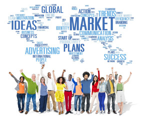 Poster - Market Business Global Business Marketing Commerce Concept