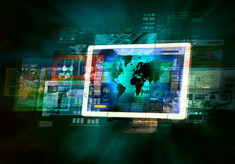 Wall Mural - internet concept
