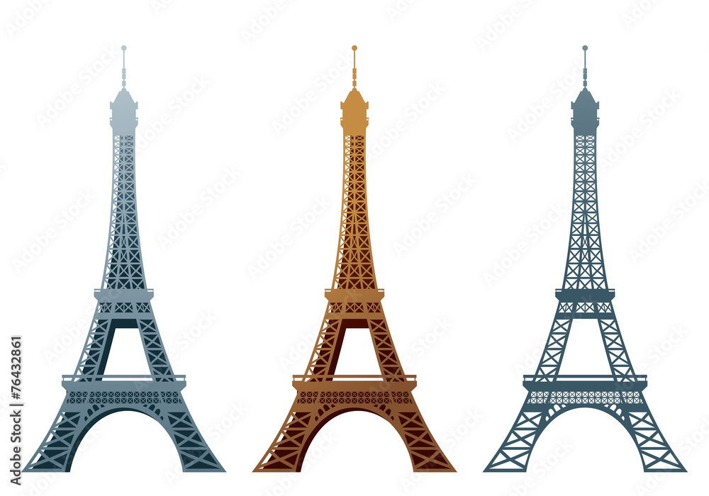 Eiffel Tower - obrazy, fototapety, plakaty 