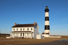 The Bodie Island Lighthouse On The Outer Banks Of North Carolina