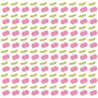 pink cherry pattern background vector