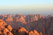 View of the Sinai mountains at dawn
