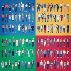 Poster - Jobs People Diversity Work Multiethnic Group Concept