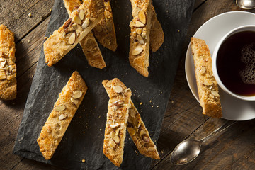 Canvas Print - Homemade Almond Biscotti Pastry