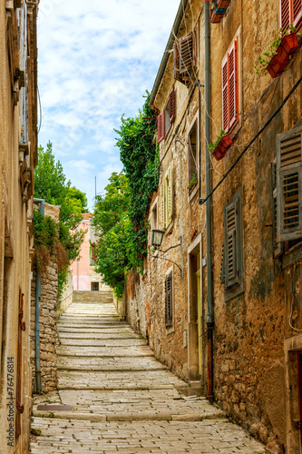 Obraz w ramie Narrow streets in Pula