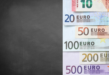 Poster - Geld mit Hintergrund