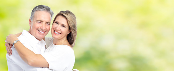 Poster - Happy senior couple.