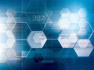 Wall Mural - abstract background technology