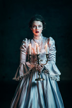 Woman In Victorian Dress