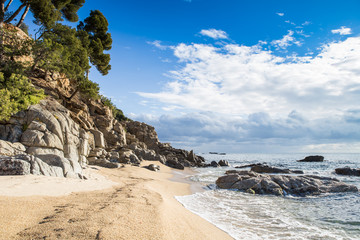 Fototapete - Costa Brava beach