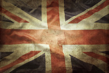 Grunge British Union Jack Flag