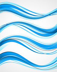abstract curved lines background. template brochure design