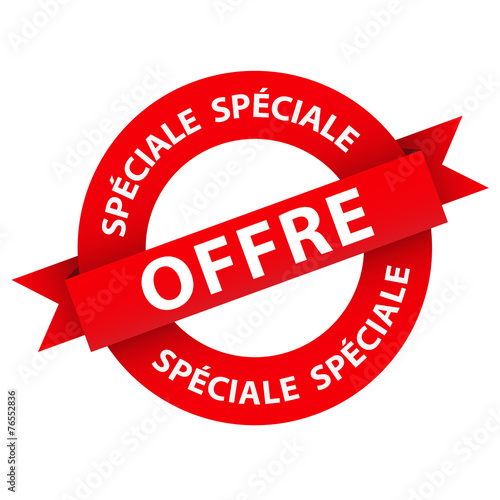 Fotografie, Obraz Tampon OFFRE SPECIALE (soldes prix étiquette vignette bouton)