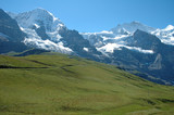 Fototapeta Na ścianę - Jungfraujoch pass in Alps in Switzerland