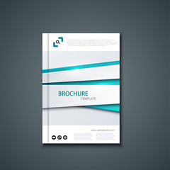 Vector flyer or banner. Brochure template design