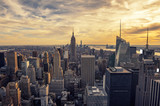 Fototapeta  - Sunset on Manhattan