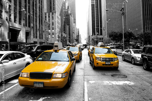 Nowoczesny obraz na płótnie New York Taxi