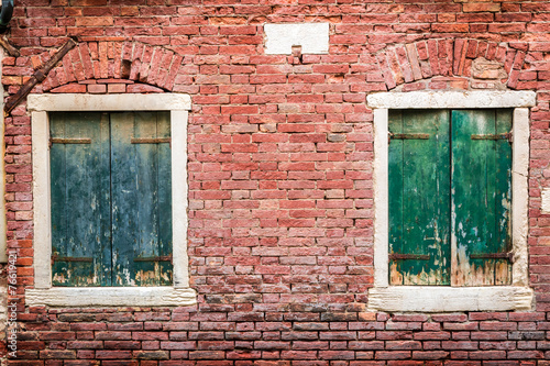 Ancient window in a house i...